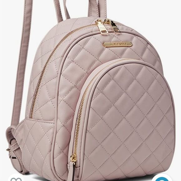 Steve Madden BJordan Quilted Backpack- Pink main image 9